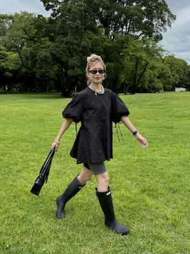 「NUEF （ヌエフ）のアイテム」を使った、remiさん（レディース・154cm）の夏コーディネート