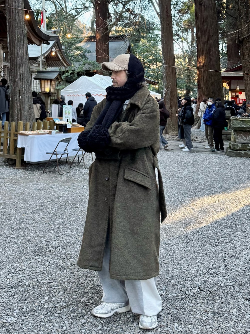 Wool Blend Shaggy Over Coat / ウールブレンドシャギーオーバーコート