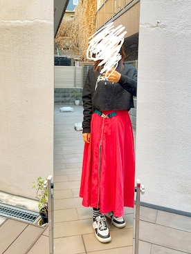 「H&M（エイチ・アンド・エム）のアイテム（パーカー）」を使った、saosaoさん（レディース・159cm）の春コーディネート