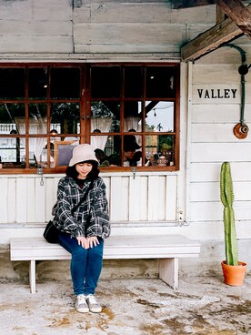 「no brand（ノーブランド）のアイテム（その他アウター）」を使った、YIJUさん（レディース・164cm）の夏コーディネート