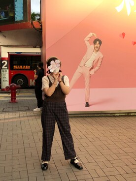 「日常」｜「アイテム（パンツ）」を使った、RA🌷さん（レディース・156cm）の夏コーディネート
