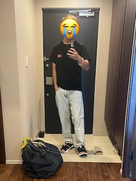 「Yohji Yamamoto（ヨウジヤマモト）のアイテム（アクセサリー）」を使った、jjjj67844さん（メンズ・177cm）の夏コーディネート