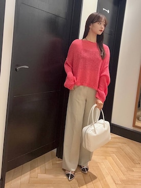 「A part by（アパートバイ）のアイテム（サンダル）」を使った、Shioriさん（レディース・158cm）の春コーディネート