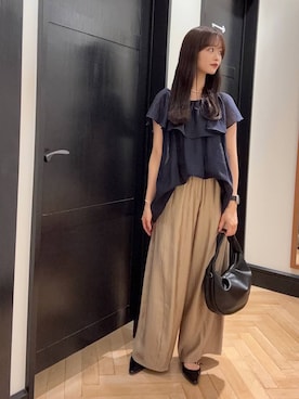 「新作」｜「アイテム（パンプス）」を使った、Shioriさん（レディース・158cm）の夏コーディネート