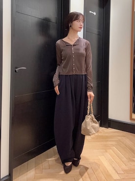 「アイテム（パンプス）」を使った、Shioriさん（レディース・158cm）の夏コーディネート