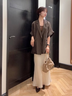 「A part by（アパートバイ）のアイテム」を使った、Shioriさん（レディース・158cm）の夏コーディネート