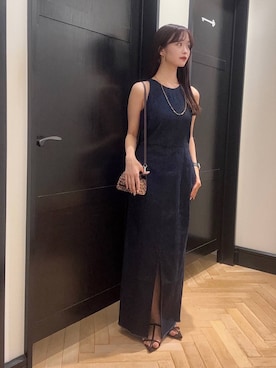 「A part by（アパートバイ）のアイテム（サンダル）」を使った、Shioriさん（レディース・158cm）の夏コーディネート