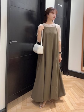 「A part by（アパートバイ）のアイテム（サンダル）」を使った、Shioriさん（レディース・158cm）の夏コーディネート