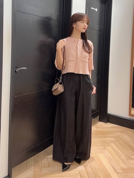 「新作」｜「アイテム（アクセサリー）」を使った、Shioriさん（レディース・158cm）の夏コーディネート
