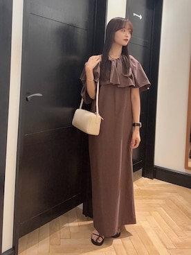 「新作」｜「アイテム（ワンピース）」を使った、Shioriさん（レディース・158cm）の夏コーディネート