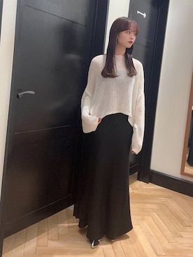 「A part by（アパートバイ）のアイテム（サンダル）」を使った、Shioriさん（レディース・158cm）の春コーディネート