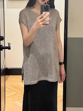 「新作」｜「アイテム（スカート）」を使った、Shioriさん（レディース・158cm）の夏コーディネート