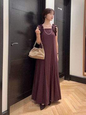 「A part by（アパートバイ）のアイテム（バングル/リストバンド）」を使った、Shioriさん（レディース・158cm）の夏コーディネート