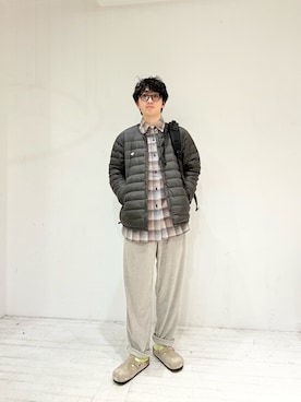 「アイテム（その他アウター）」を使った、岸 龍之介さん（メンズ・175cm）の秋コーディネート