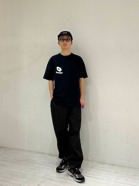 「アイテム（キャップ）」を使った、ks1106ryuさん（メンズ・175cm）の夏コーディネート