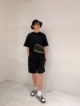 「MERRELL（メレル）のアイテム」を使った、ks1106ryuさん（メンズ・175cm）の夏コーディネート