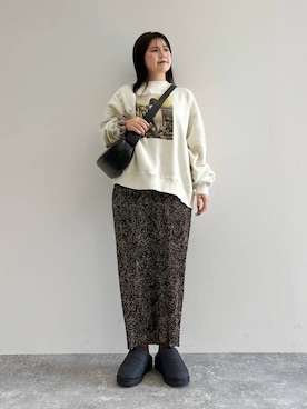 「アイテム（スリッポン）」を使った、mioさん（レディース・149cm）の秋コーディネート