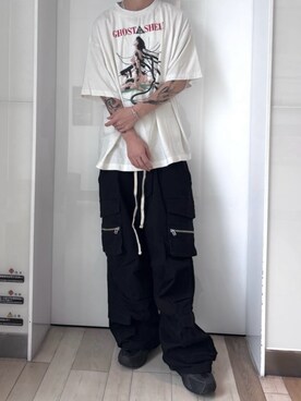 「ANDRAP（アンドラップ）のアイテム（パンツ）」を使った、Ryutoさん（メンズ・176cm）の夏コーディネート