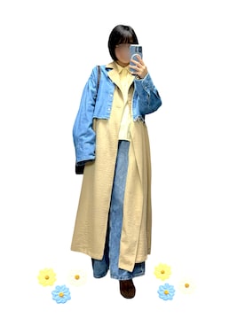 「GAP（ギャップ）のアイテム（パンツ）」を使った、すふぃさん（レディース・152cm）の冬コーディネート