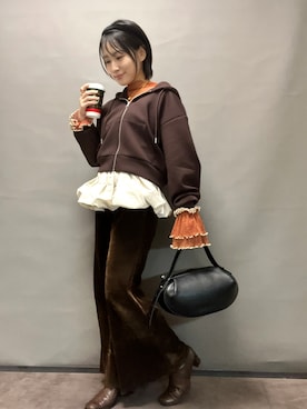 「アイテム（その他トップス）」を使った、SHUE.さん（レディース・152cm）の冬コーディネート