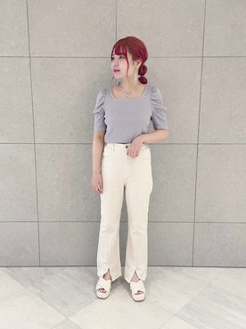 Shiho Moriokaさん（レディース・156cm）の夏コーディネート