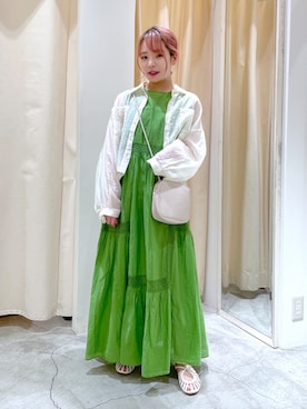 Shiho Moriokaさん（レディース・157cm）の春コーディネート