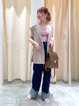 Shiho Moriokaさん（レディース・157cm）の夏コーディネート