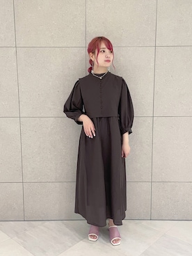 Shiho Moriokaさん（レディース・156cm）の夏コーディネート