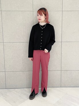 Shiho Moriokaさん（レディース・157cm）の秋コーディネート