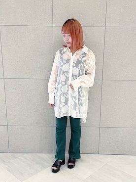 Shiho Moriokaさん（レディース・156cm）の夏コーディネート