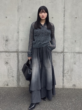 「seyto（セイト）のアイテム」を使った、レイナさん（レディース・159cm）の秋コーディネート