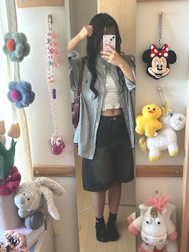 「アイテム（トップス）」を使った、なーみさん（レディース・157cm・10代）の秋コーディネート