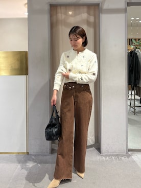 増渕也実さん(レディース・161cm)の秋コーディネート