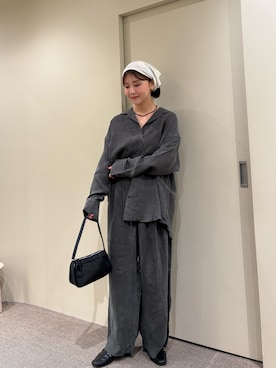 増渕也実さん(レディース・161cm)の秋コーディネート