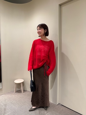 増渕也実さん(レディース・161cm)の秋コーディネート