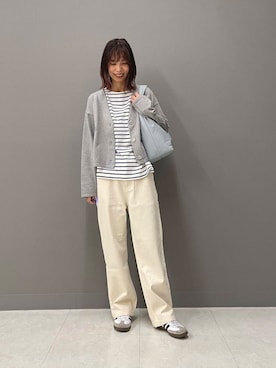 「URBAN RESEARCH DOORS（アーバンリサーチドアーズ）のクッショントート（トートバッグ）」を使った、igarashi（あちゃん）さん（レディース・169cm）の冬コーディネート