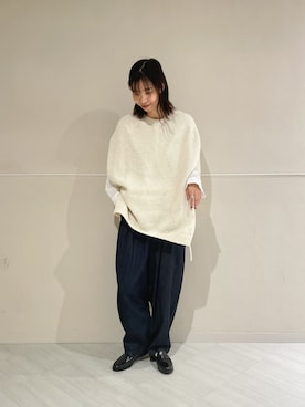 「アイテム（レインシューズ）」を使った、igarashi（あちゃん）さん（レディース・169cm）の秋コーディネート