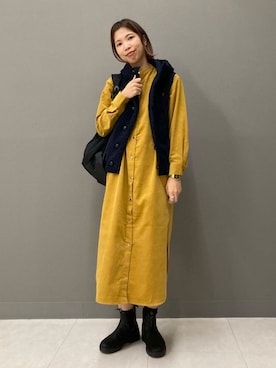 「アイテム（その他アウター）」を使った、igarashiさん（レディース・169cm）の秋コーディネート