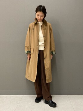 「barbour」｜igarashiさん（レディース・169cm・20代）の秋コーディネート