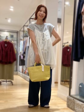 「アイテム（スウェット）」を使った、igarashiさん（レディース・169cm）の夏コーディネート