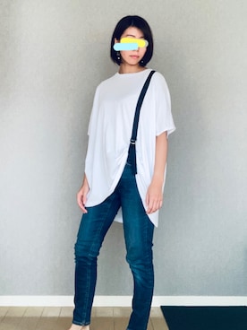 「BONbazaar（ボンバザール）のアイテム」を使った、ゆるりさん（レディース・155cm）の秋コーディネート