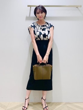 「アイテム（シャツ/ブラウス）」を使った、Mineさん（レディース・160cm・40代）の夏コーディネート