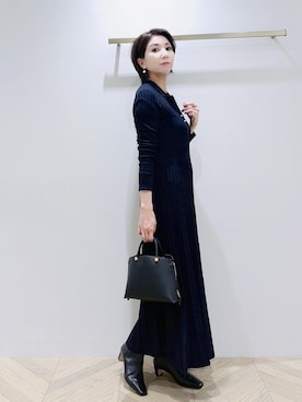 「ROPE'（ロペ）のアイテム」を使った、Mineさん（レディース・160cm）の冬コーディネート