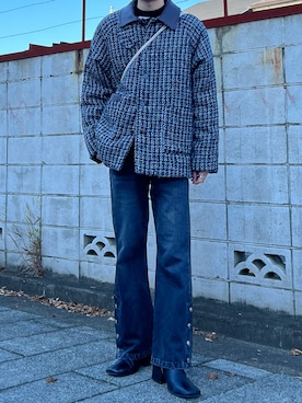 「selle glant（セレグランテ）のアイテム（ジャケット/アウター）」を使った、keisukeさん（メンズ・175cm）の冬コーディネート