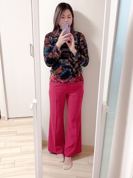 「AMERI」｜「アイテム（レッグウェア）」を使った、nozomi_8121さん（レディース・163cm）の春コーディネート