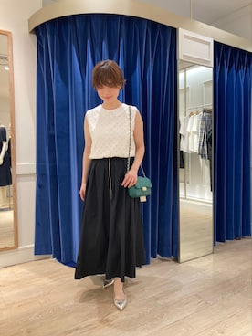 「リバーシブル」｜「アイテム（パンプス）」を使った、Saya.naさん（レディース・162cm）の夏コーディネート