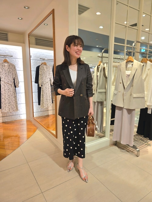 極美品 NOLLEY'S ウォッシャブルドライシャンブレーダブルジャケット NOLLEY'S｜ウォッシャブルラミーシャンブレーダブルジャケット