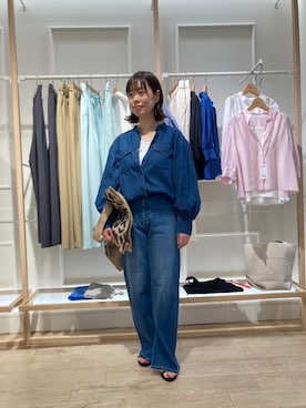 「NOLLEY’S（ノーリーズ）のアイテム（シューズ）」を使った、Saya.naさん（レディース・162cm）の夏コーディネート