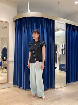 「NOLLEY’S（ノーリーズ）のアイテム（シューズ）」を使った、Saya.naさん（レディース・162cm）の夏コーディネート