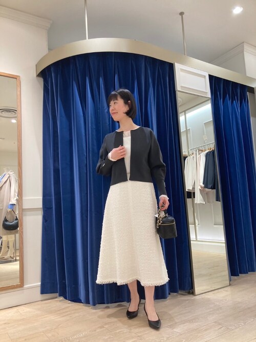 セール】BISHU JAPAN フラッグリボンツイードスカート（スカート 